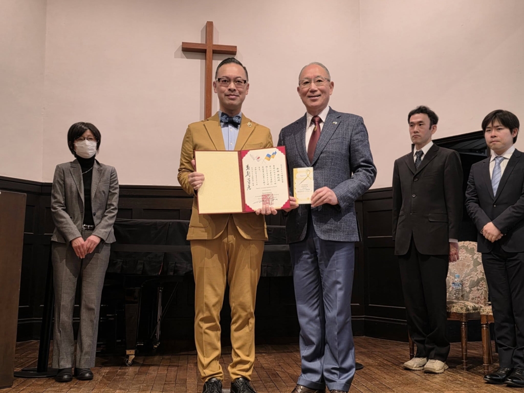 第6回ウクライナ研究会賞授賞式にて弊社顧問が大賞を受賞いたしました